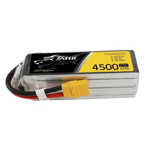 Tattu 4500mAh 22.2V 25C 6S1P XT90 battery