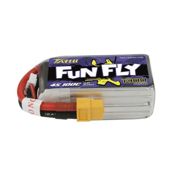 Tattu Funfly 1300mAh 14.8V 100C 4S1P battery