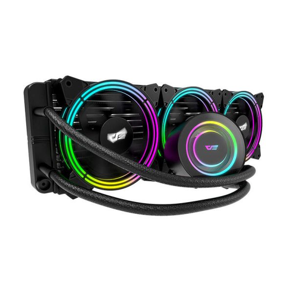 Darkflash TR360 PC Water Cooling AiO RGB 3x 120x120 (black)