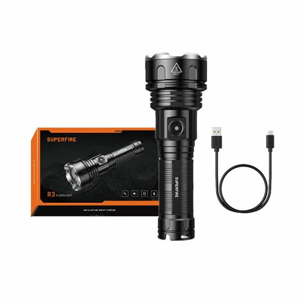 Superfire flashlight R3 P90, 2000lm, USB