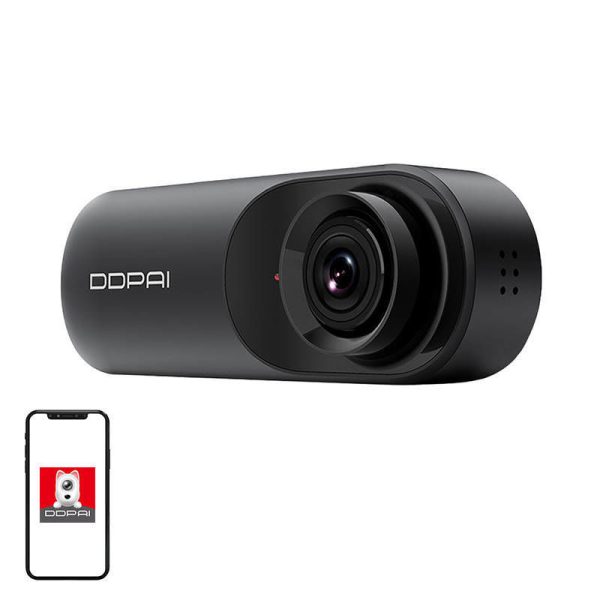 Dash camera DDPAI Mola N3 Pro GPS, 1600p/30fps + 1080p/25fps