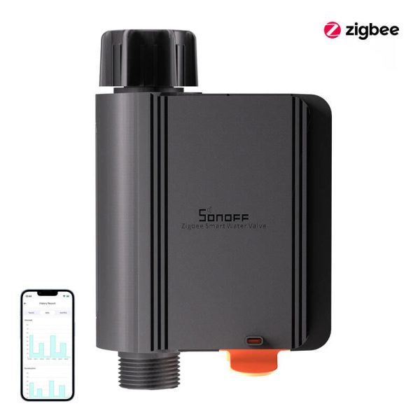 Smart ZigBee water valve/meter SONOFF SWV-BSP (3/4")