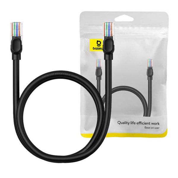 Baseus Ethernet CAT5, 1m network cable (black)