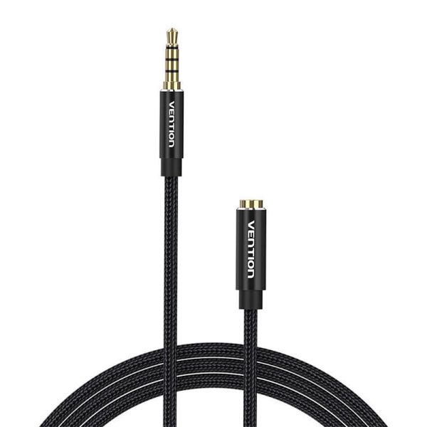 Cable Audio TRRS 3.5mm Male to 3.5mm Female Vention BHCBJ 5m Black