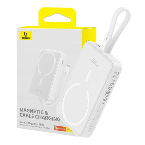 Powerbank Baseus Magnetic Mini 10000mAh, Lightning 20W MagSafe (white)