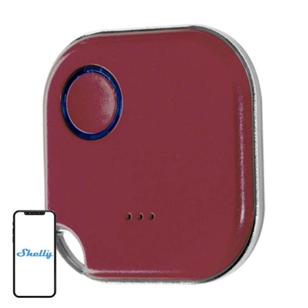 Action and Scenes Activation Button Shelly Blu Button 1 Bluetooth (red)