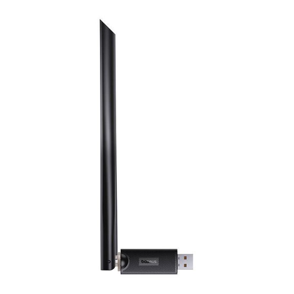 Baseus FastJoy adapter Wi-Fi with antenna, 150Mbps (black)