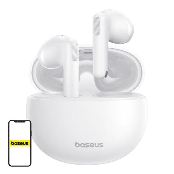 Earphones TWS Baseus Bowie E12 (white)