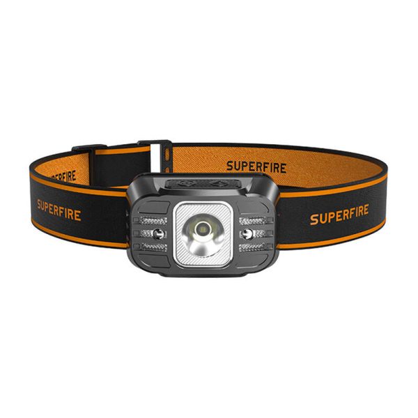 Headlamp Superfire HL75-S, 350lm, USB