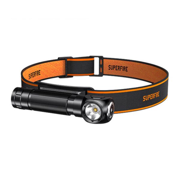 2-in-1 Headlamp Superfire TH04, 600lm, USB-C