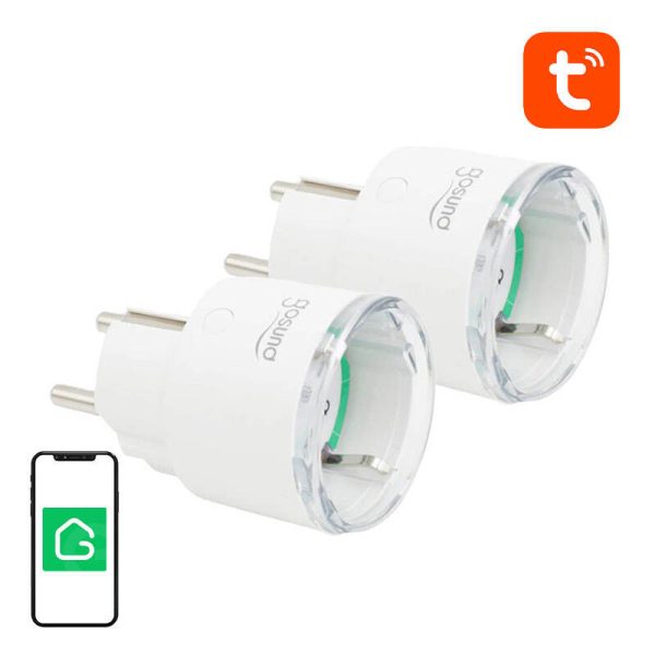 Smart plug WiFi Gosund SP111 3680W 16A, Tuya 2-pack