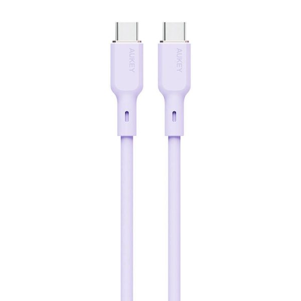 USB-C to USB-C Cable Aukey CB-SCC101, 100W, 1m (lavender)