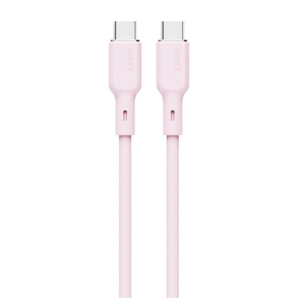 USB-C to USB-C Cable Aukey CB-SCC102, 100W, 1.8m (pink)