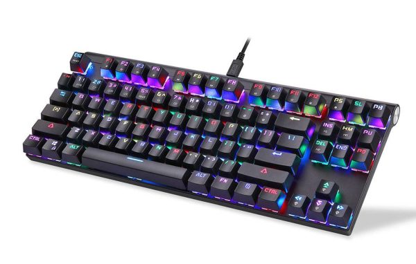 Mechanical gaming keyboard Motospeed CK101 RGB (black)