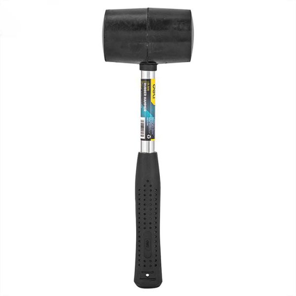 Rubber Hammer Deli Tools EDL5616, 0.5kg (black)