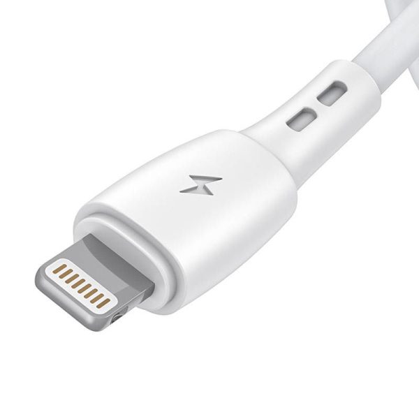 USB to Lightning cable VFAN Racing X05, 3A, 1m (white)