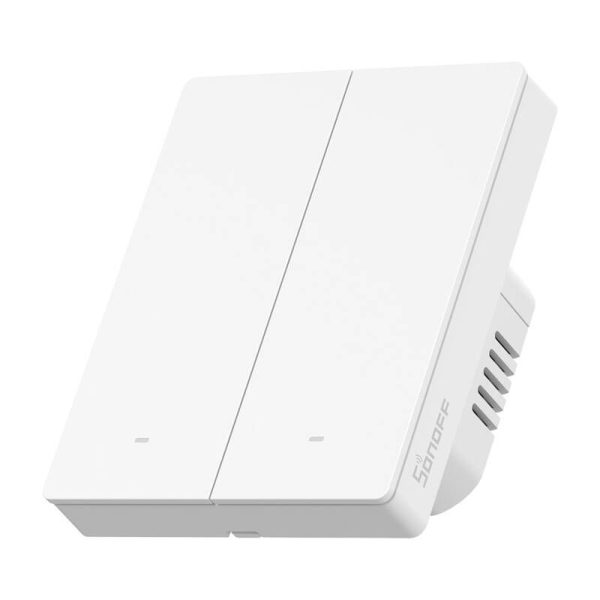 M5-2C-80W WiFi Matter smart wall switch (2-channel, for frame)