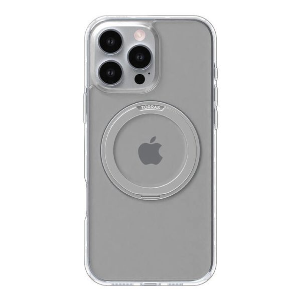 Torras Ostand Pro Case for iPhone 16 ProMax (Transparent)