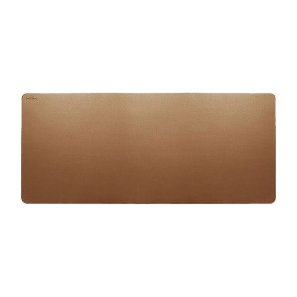 Monochrome leather mouse pad MIIIW (Brown)