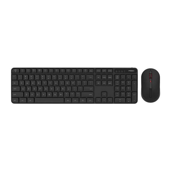 MIIIW Wireless Keyboard and Mouse Combo Set (Black)