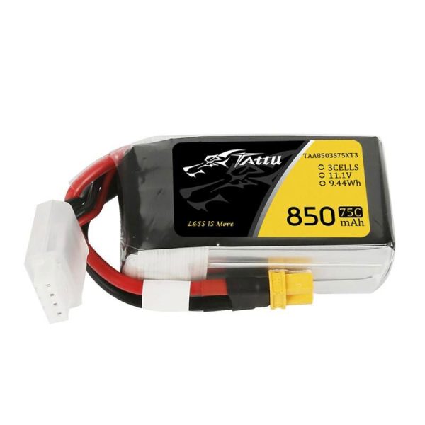 Tattu 850mAh 11.1V 75C 3S1P Battery Connector XT30