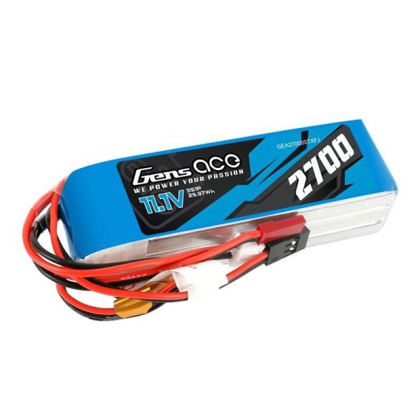 Battery Gens Ace 2700mAh 11,1V TX 3S1P Futaba/JST-XHR/JST-SYP