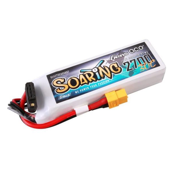 Gens ace G-Tech Soaring 2700mAh 11.1V 30C 3S1P LiPo Battery