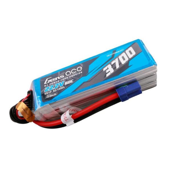 Gens ace G-Tech 3700mAh 22.2V 60C 6S1P Lipo Battery Pack