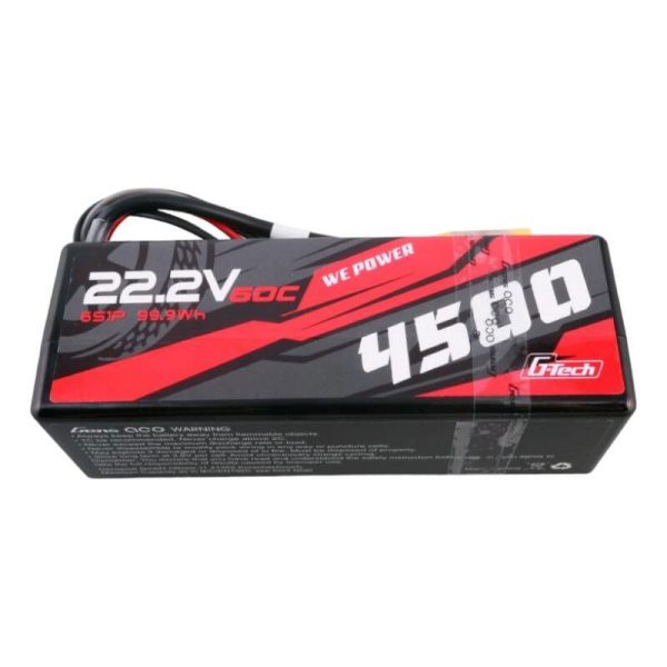 Gens ace G-Tech 4500mAh 6S1P 22.2V 60C HardCase RC car Lipo Battery 14#