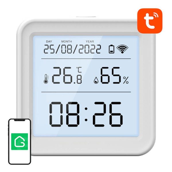 Smart temperature and humidity sensor WiFi Gosund S6 LCD Tuya