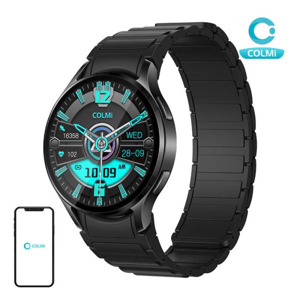 Colmi i28 Ultra smartwatch with magnetic strap (black)