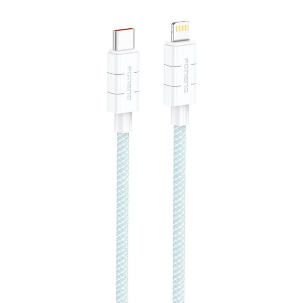 Foneng XS02 PD27W USB-C to Lightning cable, 1.2m (blue)