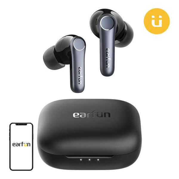 Wireless earphones TWS EarFun Air Pro 4, ANC (black)