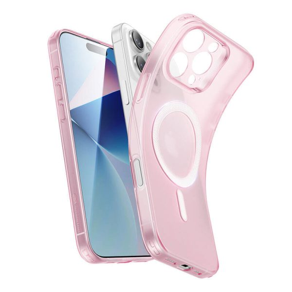 Zero Clear Case (HaloLock) ESR case for iPhone 16 Pro (pink)