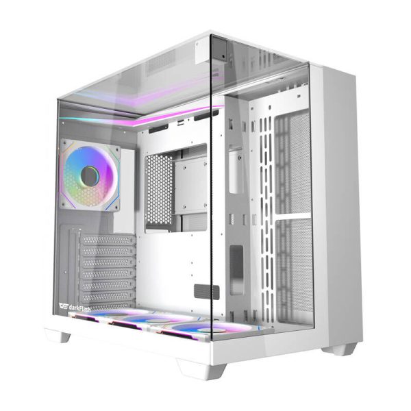 Darkflash TH285 computer case 4 fans (white)