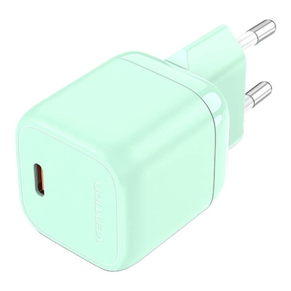 Vention FAKG0-EU USB-C GaN 30W power charger (green)