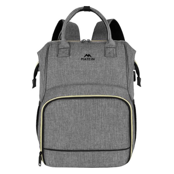 Laptop Backpack / Lunch Bag 15.6'' Matein 1368 USB Grey