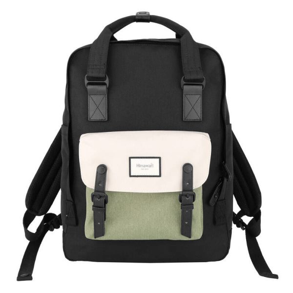 Himawari 1010 15.6'' laptop backpack (black-green)