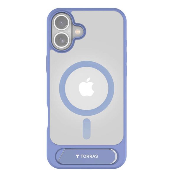 Torras Pstand Series Case for iPhone 16 (Blue)