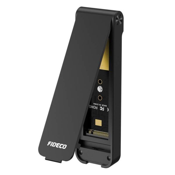 FIDECO M210CP Black M.2 NVMe SSD Enclosure 10Gbps (USB-C/USB 3.2)