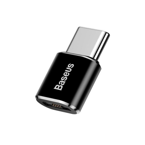 Baseus Micro USB naar USB Type-C adapter - zwart