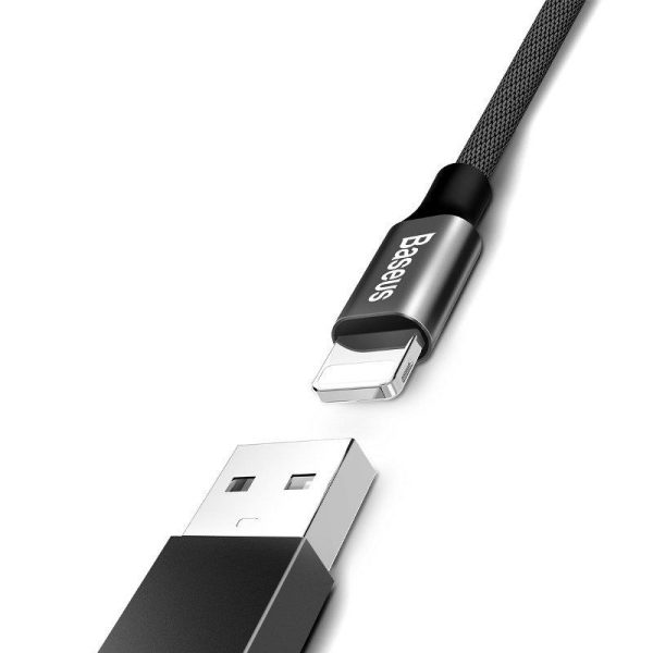 Baseus Yiven Lightning-kabel 120 cm 2A - Zwart