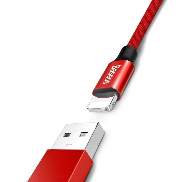 Baseus Yiven Lightning-kabel 180 cm 2A (rood)