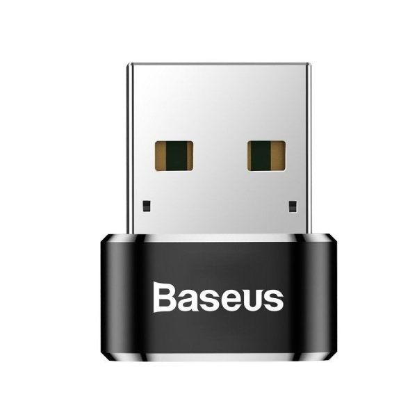 Baseus USB-C naar USB-A-adapter 3A (Zwart)