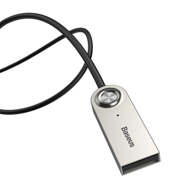 Baseus USB Audio Adapter Bluetooth 5.0, AUX - Zwart