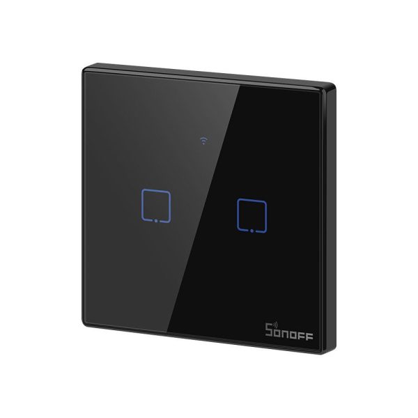 Slimme Schakelaar WiFi + RF 433 Sonoff T3 EU TX (2-kanaals)