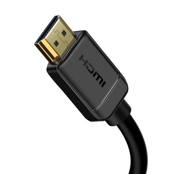 Baseus 2x HDMI 2.0 4K 60Hz Kabel, 3D, HDR, 18Gbps, 1m (zwart)