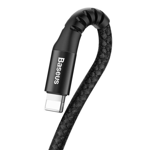 Baseus Spring-loaded cable Lightning 1m 2A (black)