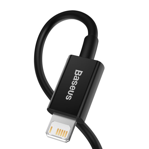 Baseus Superior Series USB-to-iP 2.4A 2m Cable (Black)