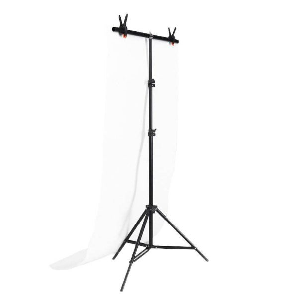 Puluz 70x200cm Photo Studio Background Support System with 2 Backdrops (DCA0976)